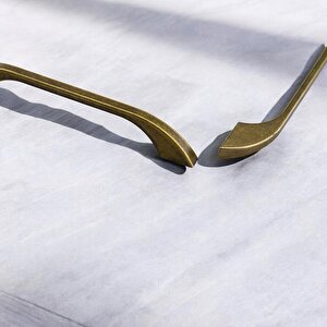 Meriç 160 Mm - 16 Cm Eskitme Antik Sarı Metal Mobilya Mutfak Dolabı Dolap Kulpu Kulbu Kulpları