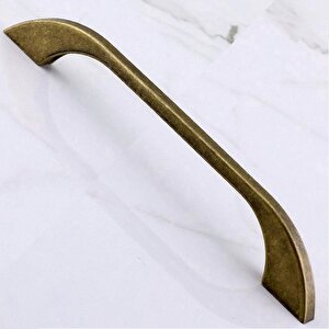 Meriç 160 Mm - 16 Cm Eskitme Antik Sarı Metal Mobilya Mutfak Dolabı Dolap Kulpu Kulbu Kulpları
