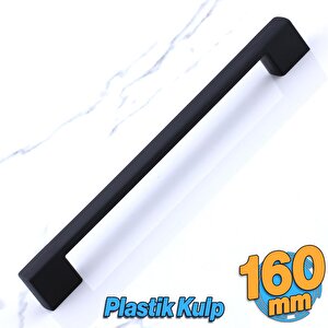 Gölcük 160 Mm (sert Plasti̇k) Kulp Siyah Mobilya Çekmece Mutfak Dolap Dolabı Kulpu Kulbu Kulpları