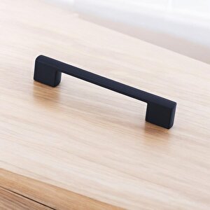 Gölcük 128 Mm (sert Plasti̇k) Kulp Siyah Mobilya Çekmece Mutfak Dolap Dolabı Kulpu Kulbu Kulpları