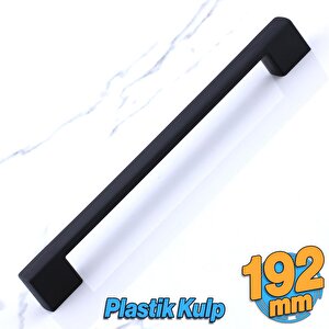 Gölcük 192 Mm (sert Plasti̇k) Kulp Siyah Mobilya Çekmece Mutfak Dolap Dolabı Kulpu Kulbu Kulpları