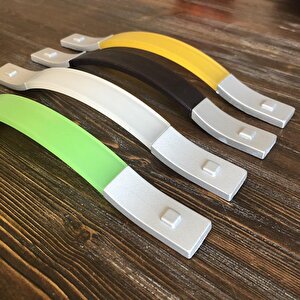 Halis Kulp Renkli Çekmece Kapak Kulpu 160mm (2 Adet) Yeşi̇l