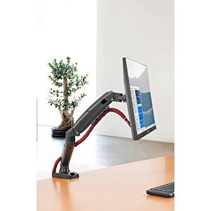 17'' Inç  Lcd Led Monitör Masa Üstü  Full Hareketli Askı Aparatı