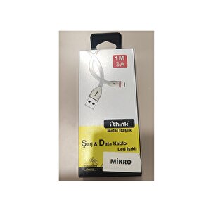 İthi̇nk Kablo Şarj&data Mi̇cro Led Işikli