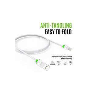 Şarj Ve Veri Aktarım Hızlı Şarj Kablosu 1 Metre Ls33 Lightning