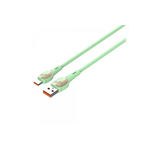 Ldnıo Hızlı Şarj Kablosu 2m Type-c Yeşil Ls832