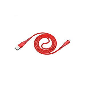 Ud02 Micro Usb Şarj Ve Data Kablosu – Kırmızı