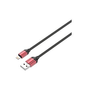 Şarj Ve Veri Aktarım Kablosu 1 Metre Li̇ghtning Kırmızı -ls431