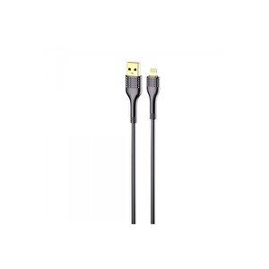 Hızlı Şarj Kablosu 2m Lightning Gri Ls652
