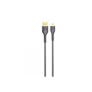Hızlı Şarj Kablosu 2m Lightning Gri Ls652