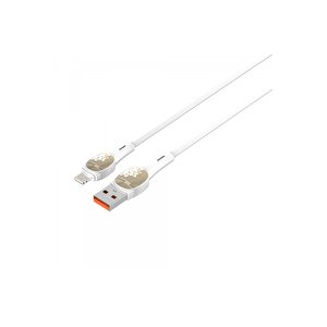 Ldnıo Hızlı Şarj Kablosu 2m Lightning Beyaz Ls832