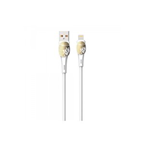 Ldnıo Hızlı Şarj Kablosu 2m Lightning Beyaz Ls832