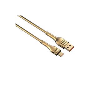Hızlı Şarj Kablosu 2m Type-c Gold Ls652