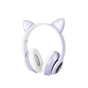 Kafaüstü Çocuk Bluetooth Kulaklik Gm-30 Mor