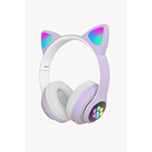 Kafaüstü Çocuk Bluetooth Kulaklik Gm-30 Mor