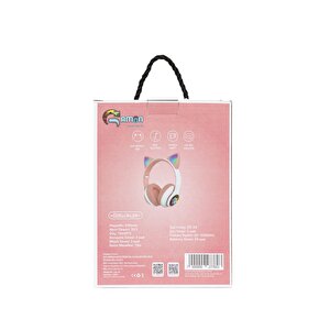 Kafaüstü Çocuk Bluetooth Kulaklık Gm-30 Pembe