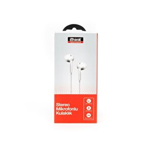 Kulakiçi Stereo Mikrofonlu Kulaklık Kl-270 Siyah