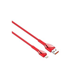 Yüksek Hızlı Şarj Kablosu (2.7a-30w) 1 Metre Lightning (ıphone) Kırmızı