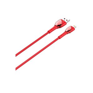 Yüksek Hızlı Şarj Kablosu (2.7a-30w) 1 Metre Lightning (ıphone) Kırmızı