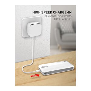 Powerbank 3ın1 Kendinden Kablolu Taşınabilir Şarj Cihazı 10.000 Mah Pl1013