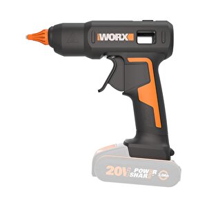 Wx045.9 20volt 11mm Profesyonel Sıcak Mum Silikon Tabancası + 10 Silikon (akü Dahil Değildir)