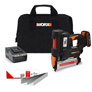 Wx842 20volt/2.0ah Li-ion 15-50mm Profesyonel Şarjlı Çivi Çakma Makinesi + 2700 Adet Yedek Çivi