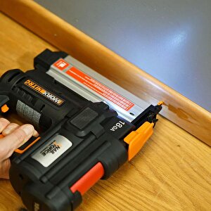 Worx Wx842 20volt/2.0ah Li-ion 15-50mm Profesyonel Şarjlı Çivi Çakma Makinesi + 2700 Adet Yedek Çivi