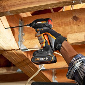Worx Wx265 20volt 2.0ah Li-ion Çift Akülü 200nm Kömürsüz Profesyonel Şarjlı Darbeli Tornavida