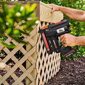 Worx Wx844 20volt/2.0ah Li-ion 16-40mm Profesyonel Şarjlı Zımba Makinesi + 2700 Adet Yedek Zımba