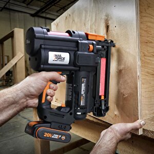 Worx Wx844 20volt/2.0ah Li-ion 16-40mm Profesyonel Şarjlı Zımba Makinesi + 2700 Adet Yedek Zımba