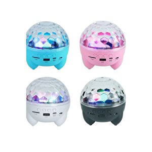 Şarjlı Disko Parti Bluetooth Hoparlör Tavan Yıldız Yansıtmalı Projeksiyon Speaker