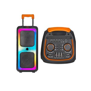 Taşinabi̇li̇r Büyük Boy Portati̇f Profosyonel Bt Hoparlör Speaker