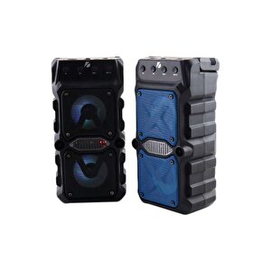 Bluetooth Hoparlör Mikrofonlu Ses Bombası Speaker Müzik Çalar Rgb Işıklı Extra Bass Fm/sd/aux/flaş