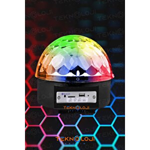Disko Topu Bluetooth Hoparlör Lazer Küre Işıklı