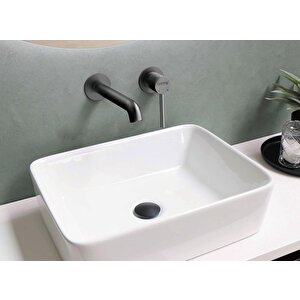 G1206-9 Premium Antrasit Ankastre Lavabo Bataryası
