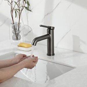 G1006-9 Premiun Antrasit Banyo Lavabo Bataryası