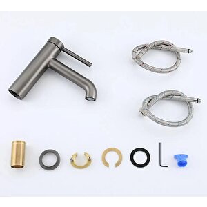 G1006-9 Premiun Antrasit Banyo Lavabo Bataryası