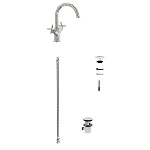 Vitra Origin Classic Lavabo Bataryası Krom A42884 Gümüş