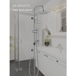 Banyo Duş Seti Krom