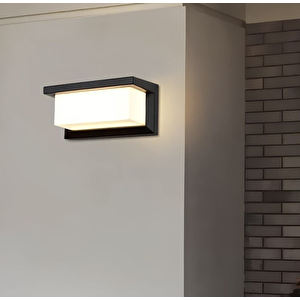 ( Cunda ) 30w Modern Led Aplik / Siyah Kasa - Günışığı