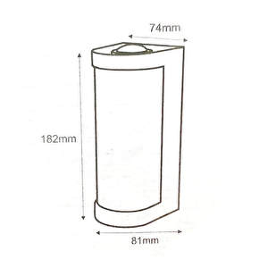 Cata ( Lara ) 12w Modern Led Aplik / Günışığı - Led Efektli