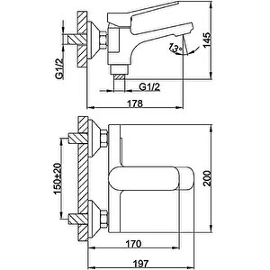 F3262 Banyo Bataryası