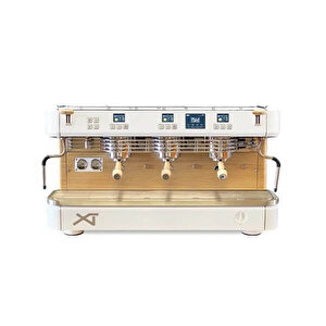 Dalla Corte Dcproxt-3-wo Xt Barista (3 Gruplu) Kahve Makinesi, Beyaz-meşe