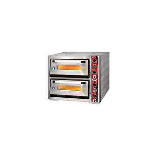 Gmg Pf6262de-t  Pizza Fırını Pf6262de-t Çift Katlı-380 V-içi 62x62 Cm