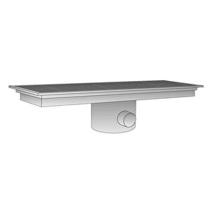 Emp.yf.yo.30161 Yandan Çıkışlı Ortadan Sifonlu Yer Izgarası 300x1610x150 Mm
