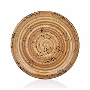 By Bone - Zest - Zt-25-dz - Düz Tabak - 25 Cm - Vintage 12 Adet
