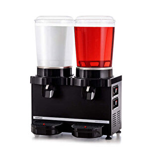 Mm20.ab Soğuk İçecek Dispenseri, 10+10 L, Analog, Panoramik, Karıştırıcılı, Siyah