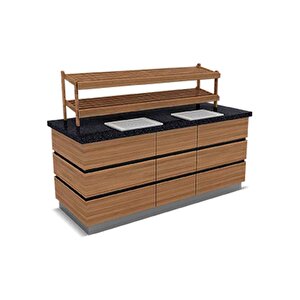 Kpd.esu.06 Kapadokya Ekmek Servis Ünitesi 200x90x90 Cm