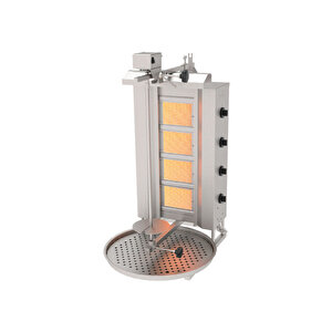 Adg-4u Döner Makineleri Gazlı Üstten Motorlu - 4 Radyanlı - 230 V