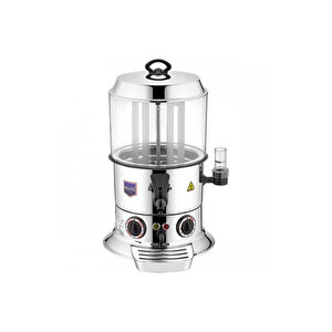 Sıcak Çikolata Ve Salep Isıtıcısı-silver-9 Litre
